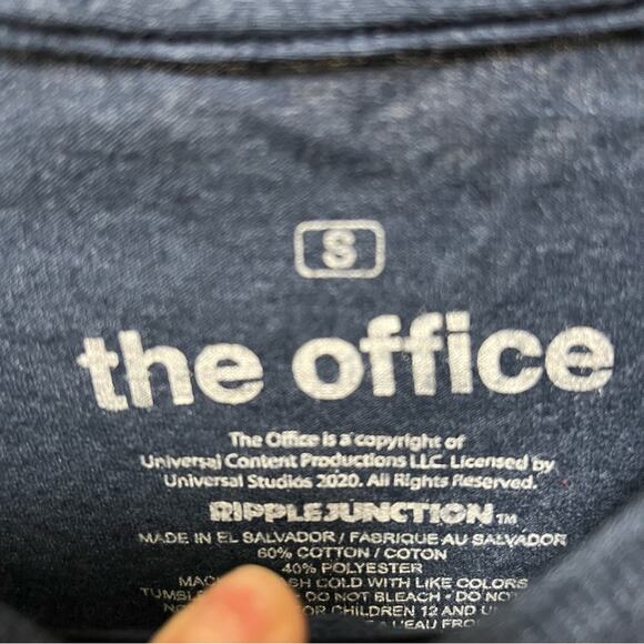 The Office Funny Blue Short Sleeve T-Shirt Assistant Regional Manager Size Small - Picture 5 of 5